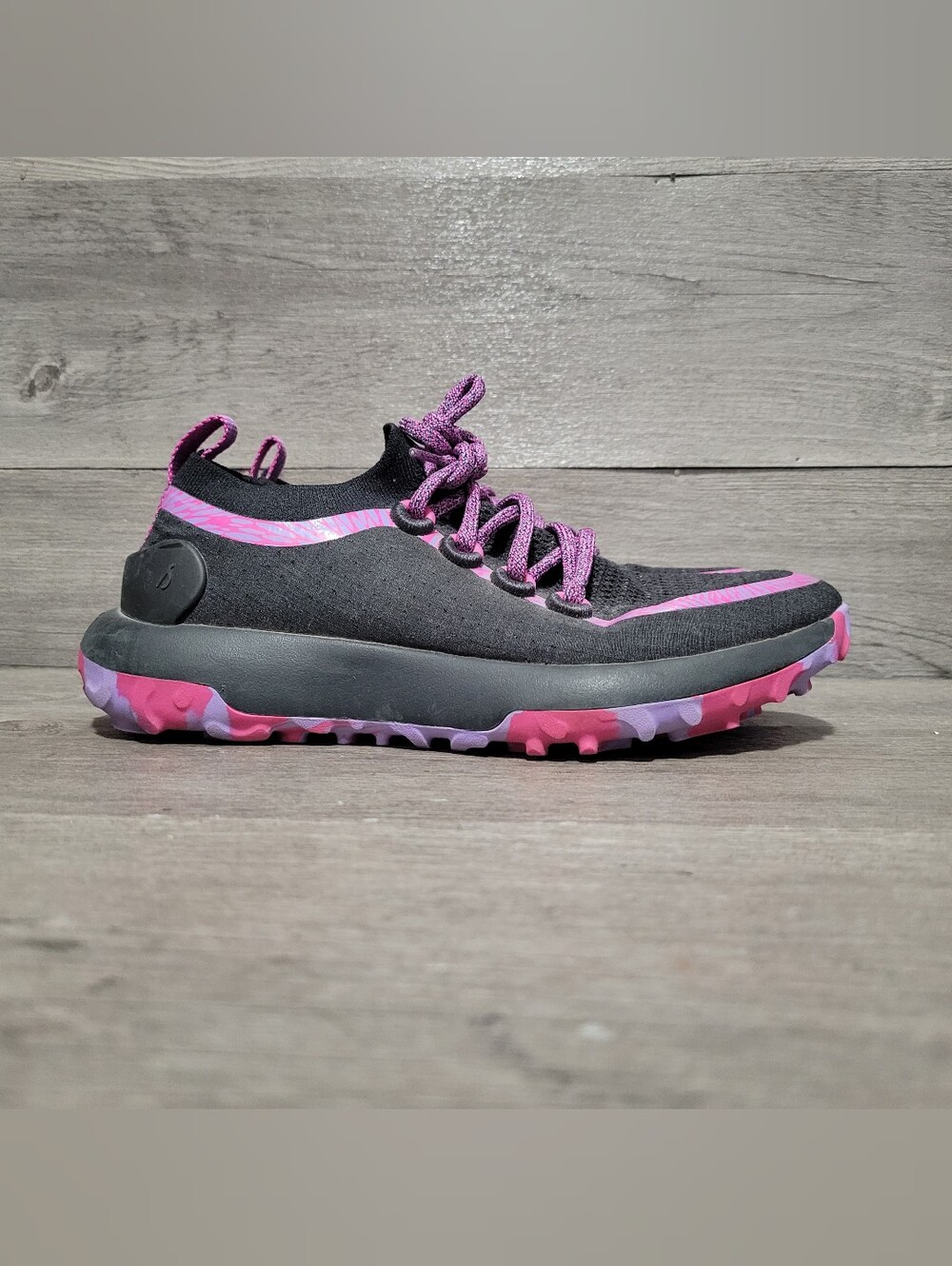 Allbirds Trail Runner SWT Womens 8.5 shoes Black Purple